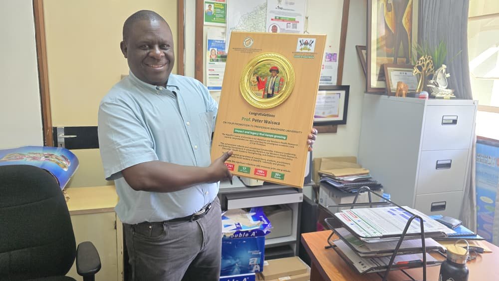 Academia and MNCH Community Honour Prof. Peter Waiswa on Promotion to Full Professor